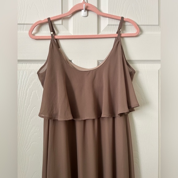 🔥💙Show me your MuMu Caitlin ruffle maxi dress M - Picture 10 of 16